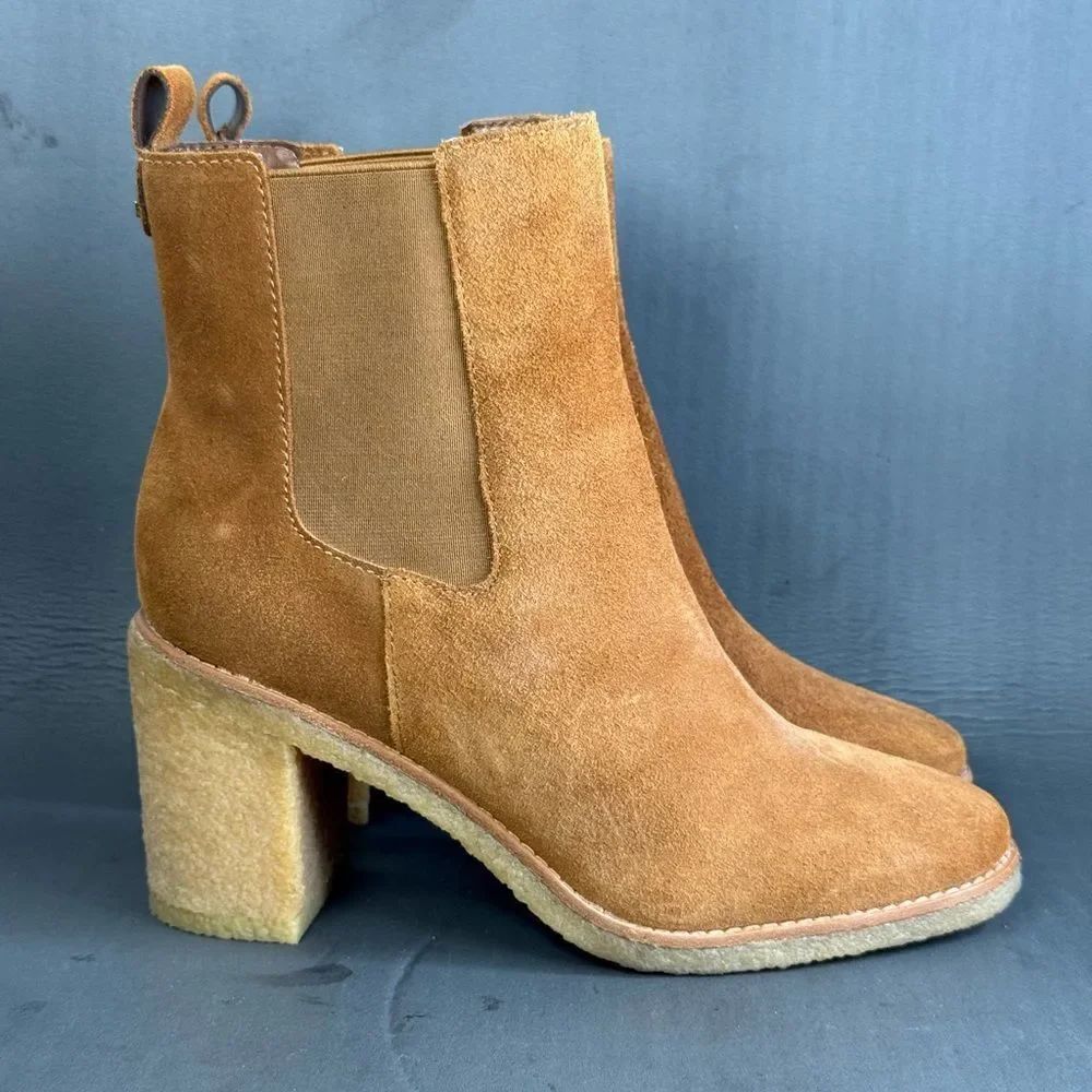 LAUREN Ralph Lauren Marianna suede leather ankle boot women’s size 8.5